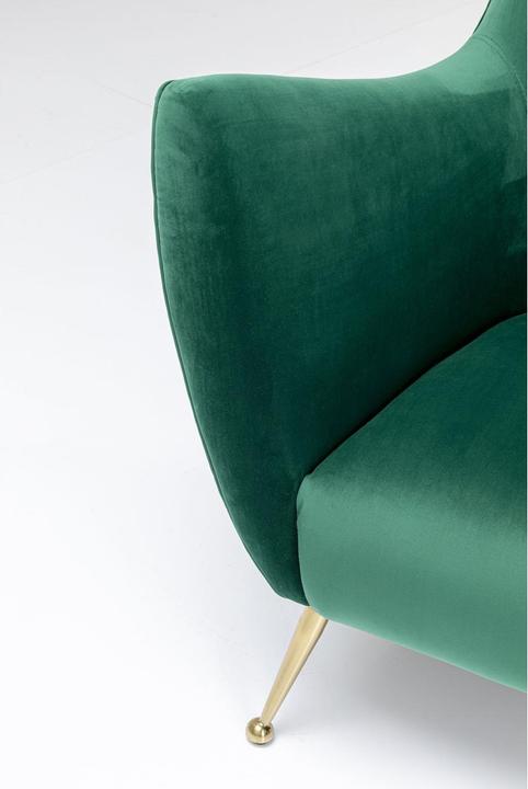 Actual product image Kare Design Armchair Goldfinger Green