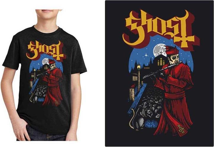 Ghost Fortgeschrittene Rattenfänger T-shirt
