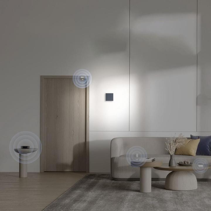 Actual product image Aqara Smart Wall Switch H1 Grey No Neutral, Double Rocker (Zigbee)