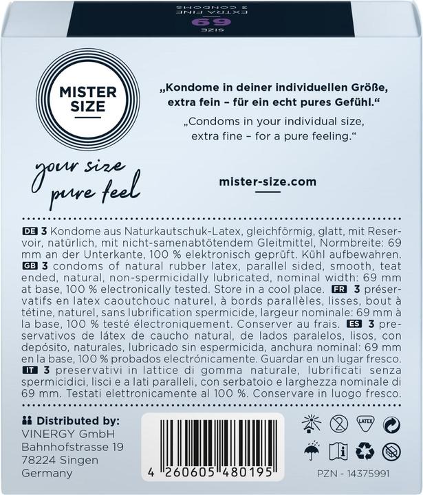 Productafbeelding Mister Size 69 (3 Pcs.)