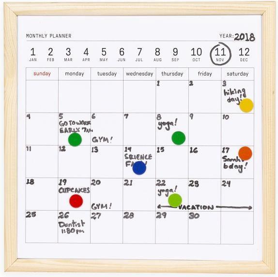 Image du produit Kikkerland Mini calendrier