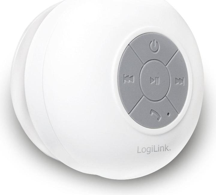 Produktbild LogiLink Bluetooth Lautsprecher für die Dusche (4 h, Akkubetrieb)
