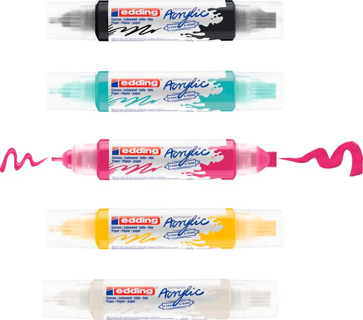 Actual product image Edding 5400 Double Liner (Multicoloured, 10 mm, 5 x)