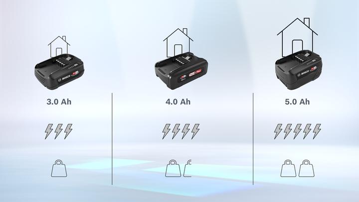 Actual product image Bosch Home & Garden Interchangeable battery (18 V)
