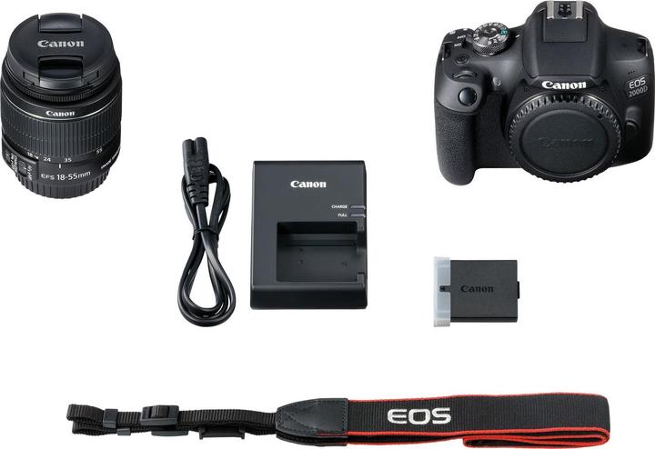 Actual product image Canon EOS 2000D Kit (18 - 55 mm, 24.10 Mpx, APS-C / DX)