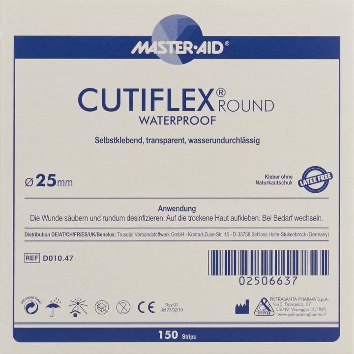 Actual product image Master Aid Round foil plaster 25mm (150 x)