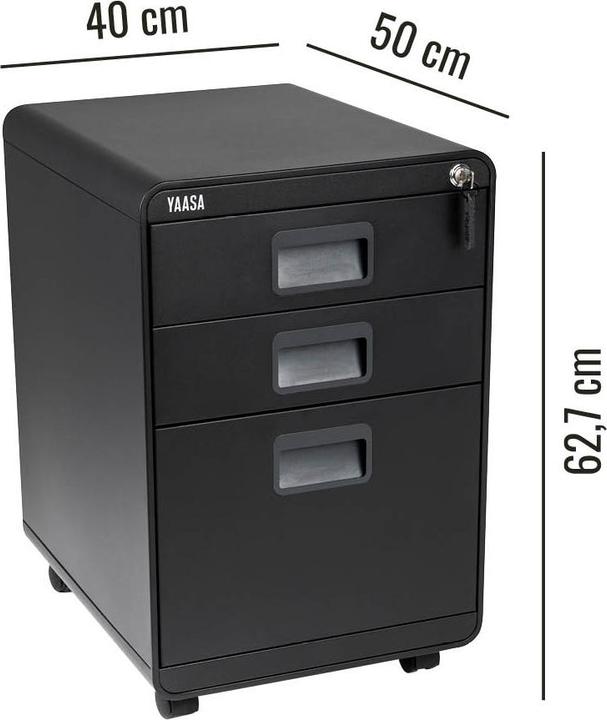 Produktbild Yaasa File Cabinet - Schwarz