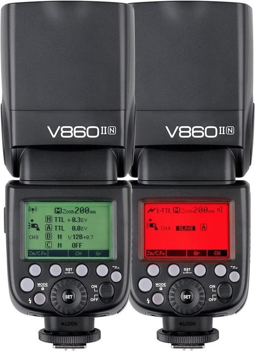 Actual product image Godox V860II Nikon (Plug-on flash, Nikon)