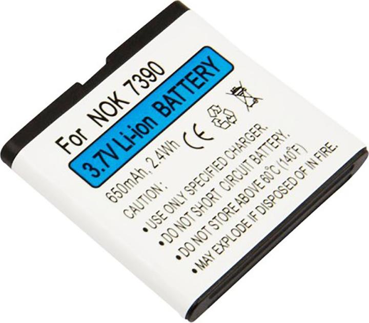 Actual product image Avizar Li-Ion Akku BP-5M 3.7V 650mAh Nokia 7390