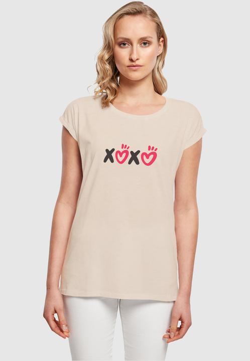 Immagine prodotto Merchcode Festa di San Valentino - Maglietta a spalla larga XOXO - 112689 (XL)