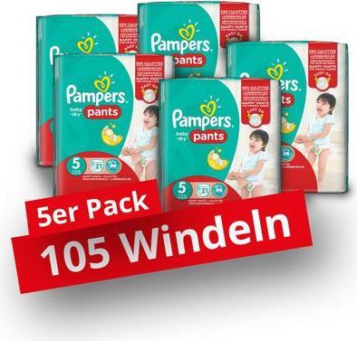 Produktbild Pampers Baby Dry Pants 5er Pack Aktion