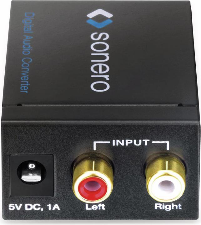 Actual product image Purelink Sonero Audio Converter X-AC0002xCinch to S/PDIF Dig.Coax o.Toslink (D/A converter)