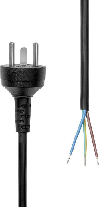 ProXtend Cordon d'alimentation Denmark EDB to Open End 15M Black (15 m)