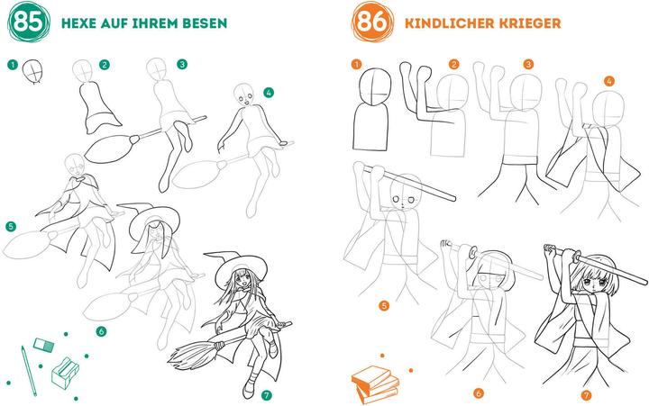 Produktbild 300 Motive zeichnen - Manga (Deutsch, Lise Herzog, 2024)
