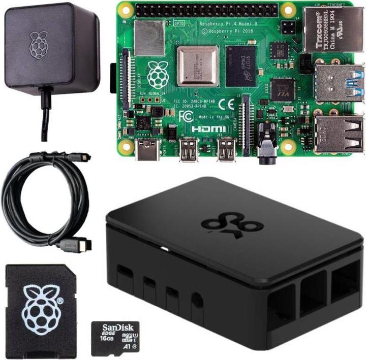 Raspberry Pi 4 Kit HDMI modèle B 4G