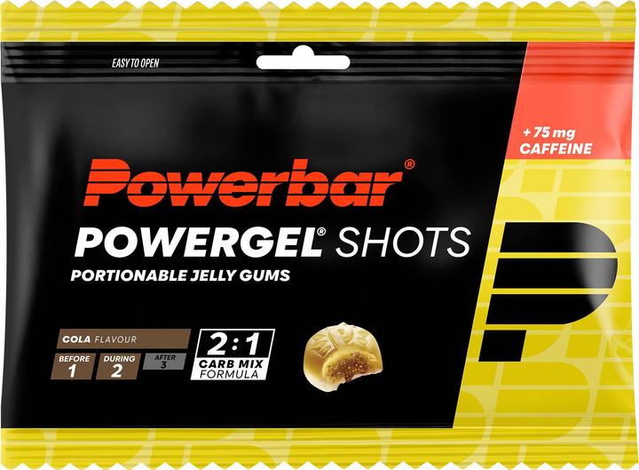 Produktbild Powerbar PowerGel Shots (Cola, Koffein, 24 Stk., 1536 g)