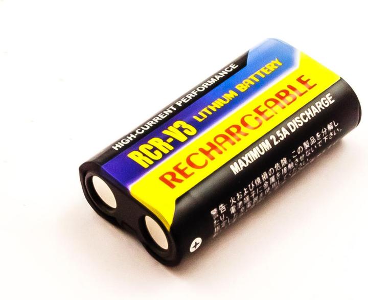Image du produit AGI 23190 - 1100 mAh - 3 V - Lithium Ion (Li-Ion) - 1 pièce(s) (Batterie de l'appareil photo)