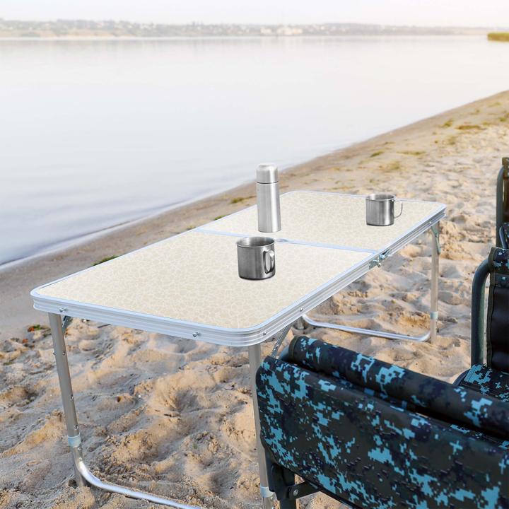 Produktbild Wiltec Campingtisch mit 4 Stühlen 5tlg. Campingmöbel Set Aluminium klappbar