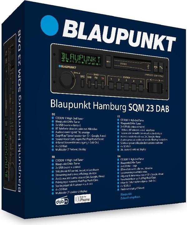 Image du produit Blaupunkt Hamburg SQM23DAB (Apple Carplay)