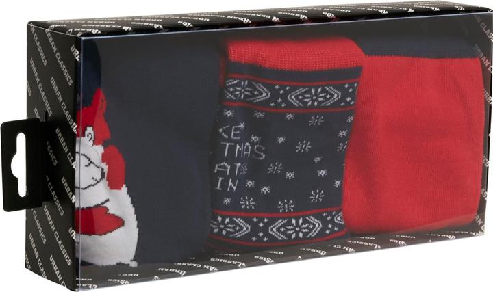 Produktbild Urban Classics Christmas Socks Set Icebear (3er Pack, 39 - 42)