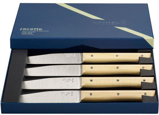 Image du produit Opinel Facette frêne, lisse, boîte de 4 (4 pièce(s), Couteau)