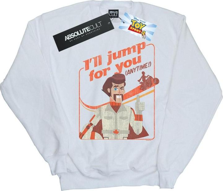 Disney Toy Story 4 Duke I'll Jump For You Sweatshirt (L)