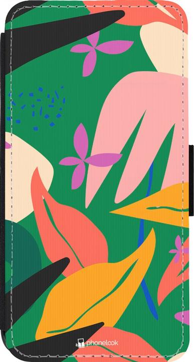 Produktbild PhoneLook Hülle Wallet schwarz Abstract Jungle (Apple iPhone 13 Pro)