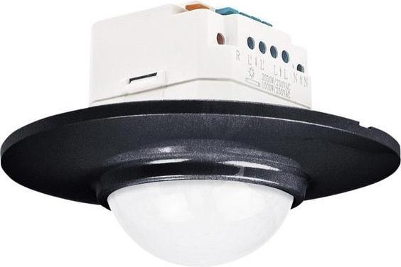 Produktbild Niko PIR Bewegungsmelder Swiss Garde 360 Plus IP20, Rund, Schwarz (16 m)