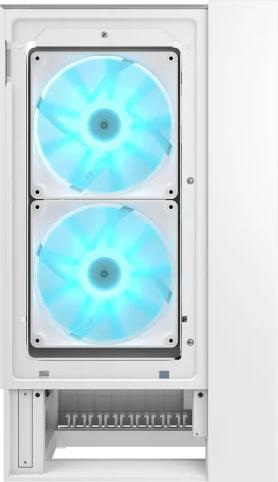 Actual product image Cougar Gehäuse Midi-Tower OmnyX, ARGB, Weiss (mATX, Mini-ITX, ATX)
