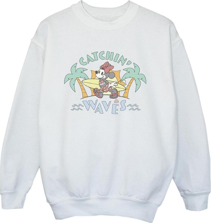 Disney Minnie Mouse Catchin Waves Sweatshirt Jungen