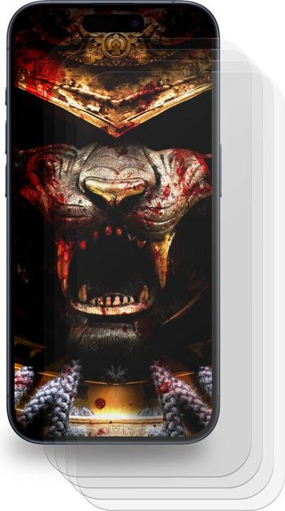 Produktbild Protectorking 4x Displayschutzfolie matt Anti-Reflex entspiegelt (4 Stück, Apple iPhone 15 Pro)