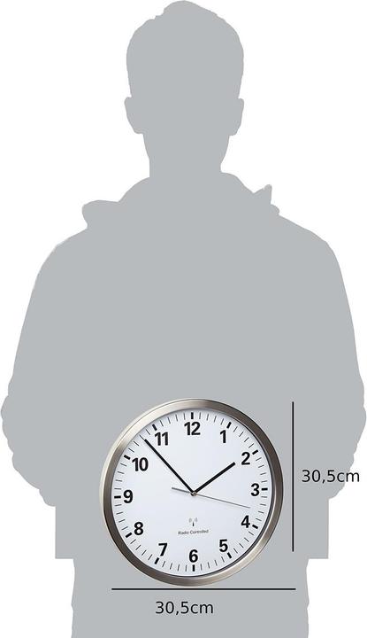 Produktbild TFA Funk-Wanduhr (30.50 cm)