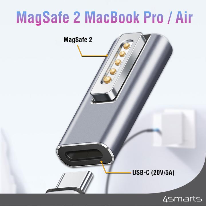 Actual product image 4smarts Adapter USB-C PD 100W Magsafe 2 540466 (USB B)