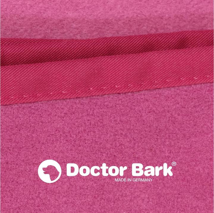 Produktbild Doctor Bark Hunde-Decke Fleece M Hot pink, 100 x 70 cm (Hund)