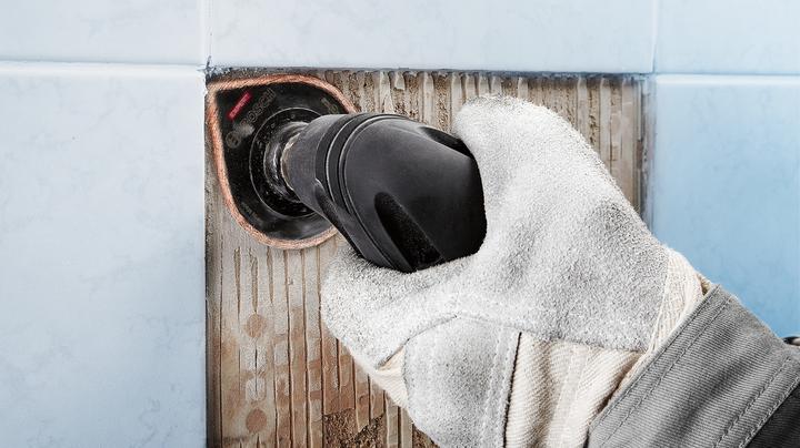 Produktbild Bosch Professional Zubehör EXPERT 3 max AVZ 70 RT4 Platte zum Entfernen von Fugen für Multifunktionswerkzeuge, 70 mm, 10 Stück (P40)