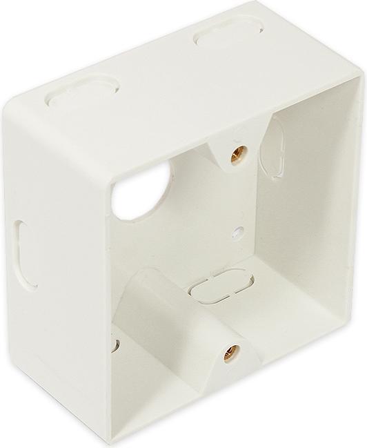 Produktbild Good Connections Netzwerkdose Cat. 6, 2xRJ45, geschirmt, universal inkl. Aufputzgehäuse, DESIGNFÄHIG, vertikale Kabel