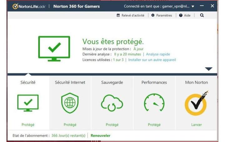 Immagine prodotto Norton 360 for Gamers (1 Utente, 3 Dispositivi/Utenti, 12 mesi)