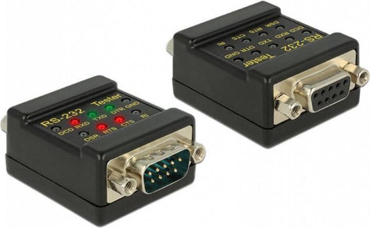 Delock RS-232 tester DB9 socket (0.05 m)