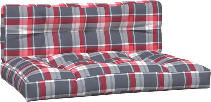Red with red chequered pattern