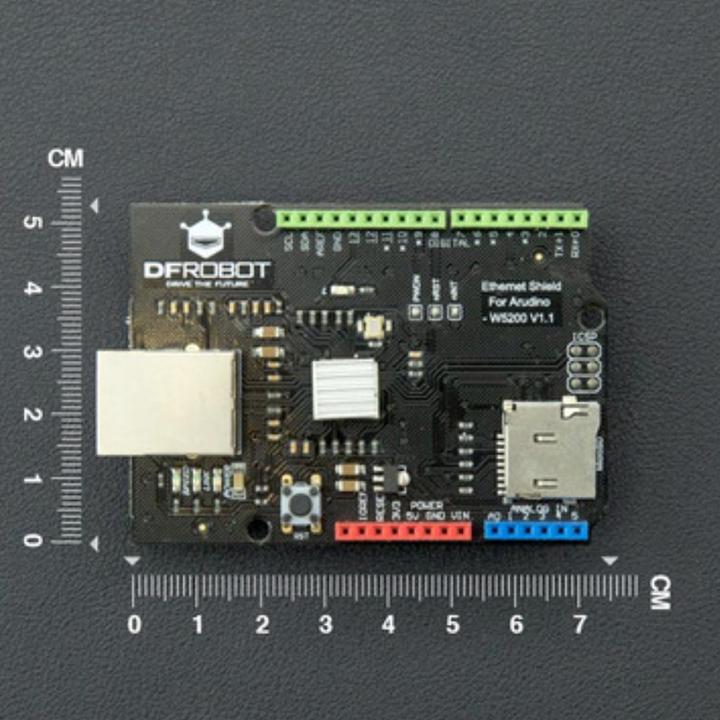 Image du produit DFRobot Bouclier Ethernet W5200 pour Arduino
