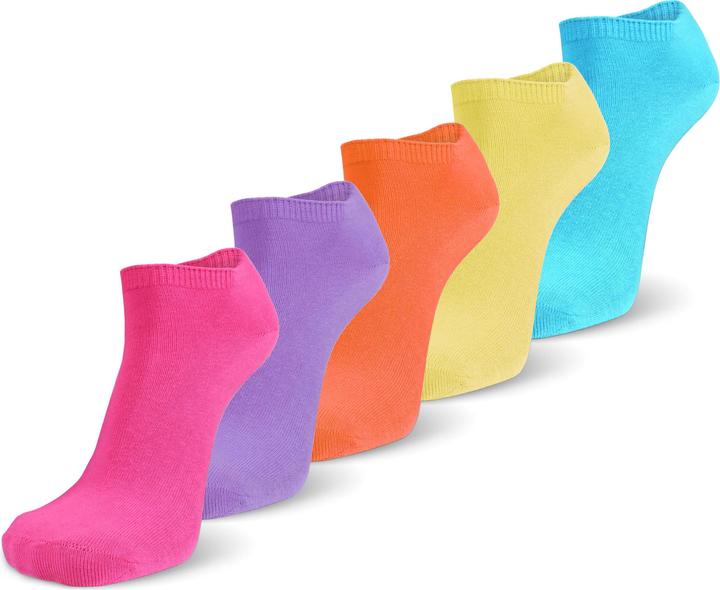 Pink, Turquoise, Lilac, Yellow, Orange