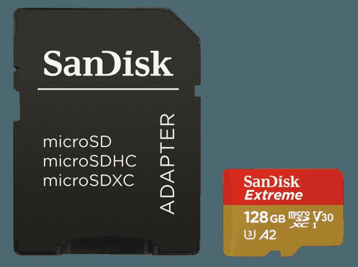 Produktbild SanDisk Extreme UHS-I V30 (128 GB, microSDXC, U3, UHS-I)