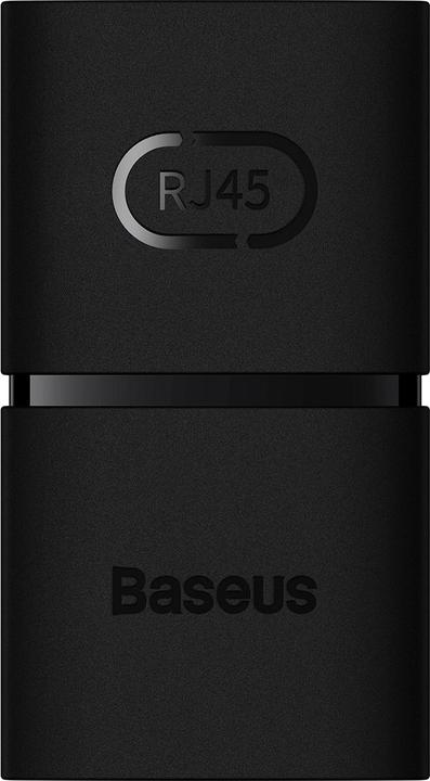 Produktbild Baseus Netzwerkanschluss AirJoy Series RJ-45 Ethernet-Kabelanschluss 1 Stück - Schwarz (Netzwerk Kupplung)