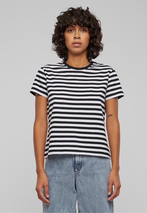 Produktbild Urban Classics Ladies Regular Striped Tee - 142653 (4XL)