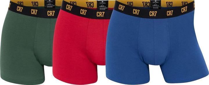CR7 Mens Trunk Cotton Stretch 3-Pack (L, 3er Pack)