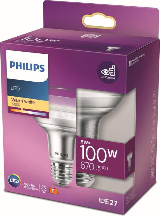 Immagine prodotto Philips Riflettore (E27, 8 W, 670 lm, 1 x, F)