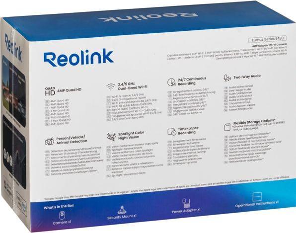 Produktbild Reolink Lumus Series E430-4MP (2560 x 1440 Pixels)