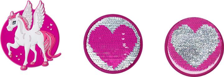 Actual product image Schneiders Badges Pegasus + Heart 2 pieces (Additional padding)