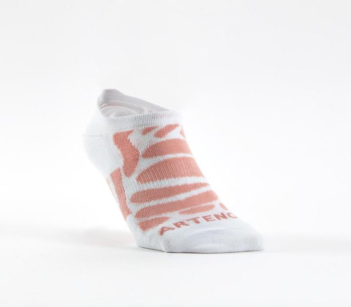 Actual product image Artengo Tennissocken RS160 Low 3er Pack orange/rosa Motive (39 - 42)