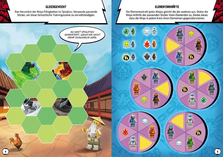 Image du produit LEGO® NINJAGO® - Aventure des autocollants - Héros en mission